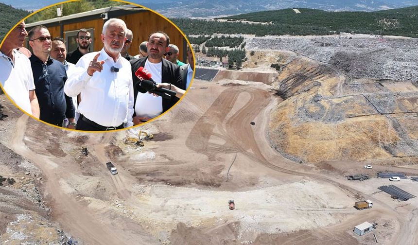 Katı Atık Tesisi’nde 3. lot çalışmaları hızla sürüyor