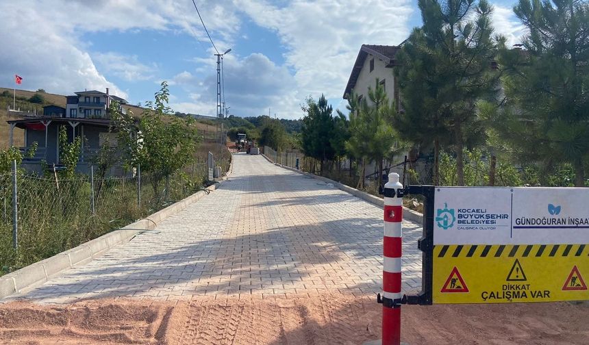 Kocaeli Büyükşehir’le kırsal kesimde yol kalitesi artıyor