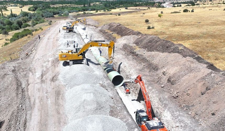 Malatya Yoncalı sulamasında çalışmalar sürüyor