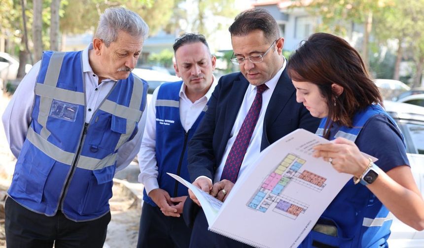 Menteşe’de devam eden yatırımlar yerinde incelendi