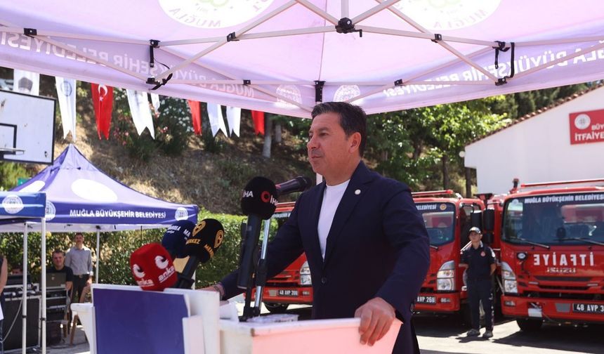 Muğla Büyükşehir İtfaiyesi’ne 72 yeni araç geliyor