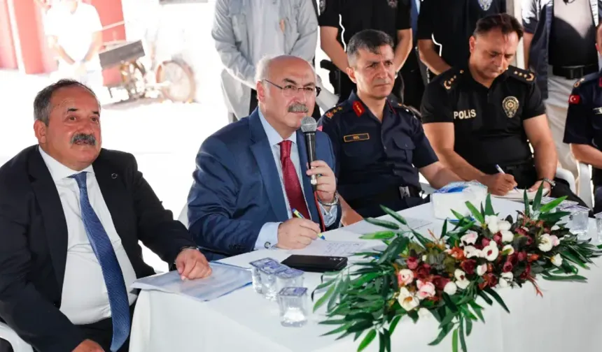 Vali Köşger, Dağlıoğlu Mahallesi’nde vatandaşlarla buluştu
