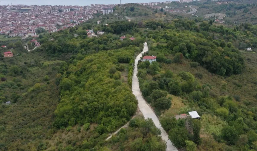 Ordu'da Döşemedibi-Bayramca yolu betonla güçleniyor