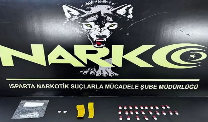 Isparta'da uyuşturucu operasyonu: 2 kişi yakalandı