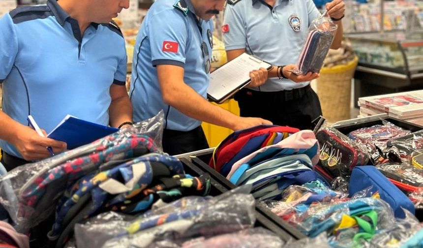 Zabıtadan yeni eğitim öğretim yılı öncesi sıkı denetim