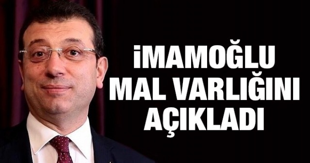 İstanbul Büyükşehir Belediye Başkanı Ekrem İmamoğlu, basın bürosu aracılığıyla kendisinin, eşinin ve babasının mal varlığını açıkladı.

Ekrem İmamoğlu’nun basın bürosundan yapılan açıklamada “İBB Başkanı Ekrem İmamoğlu, daha önce Sayın Binali Yıldırım ile katıldığı ortak yayında ailesinin mal varlığını şeffafça açıklayacağını duyurmuştu. Şimdi size ilk olarak Ekrem-Dilek İmamoğlu&#039;nun malvarlığı listesini daha sonra da babası Hasan İmamoğlu&#039;nun malvarlığı listesini sunuyoruz” denildi.

İşte İmamoğlu ailesinin mal varlığı: