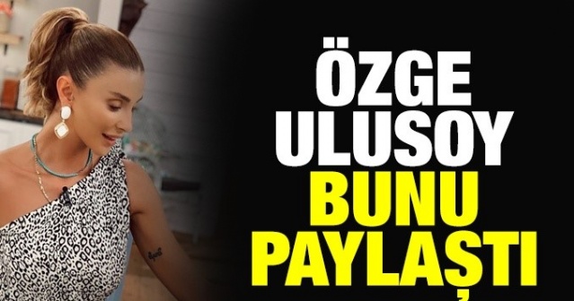 Hazine ve Maliye Bakanı Berat Albayrak ile hakkında çıkan iddialar sonrası ünlü sunucu Özge Ulusoy, sosyal medya hesabından paylaşım yaptı.

Özge Ulusoy, şunları yazdı:

&quot;Her zaman olduğu gibi bu sabah da şahane konuklarla Hayat Güzeldir dedik. 

@hayatguzeldirtv @showtv yarın sabah da yepyeni konuklarla devam edeceğiz...

Hayatta en güzel şey kendini bilen temiz bir vicdan...